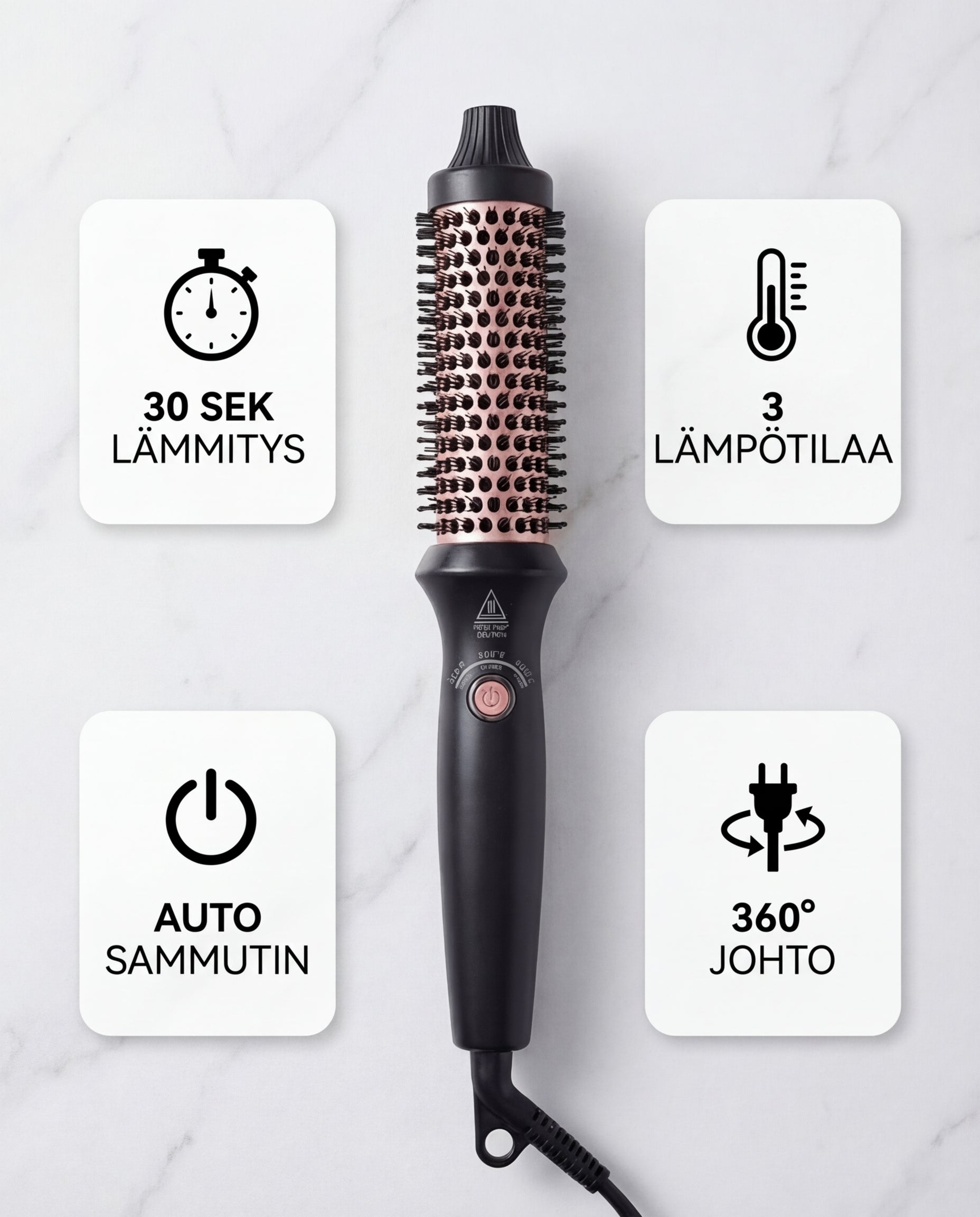 BlowoutPro | 3-in-1 Termaalimuotoiluharja