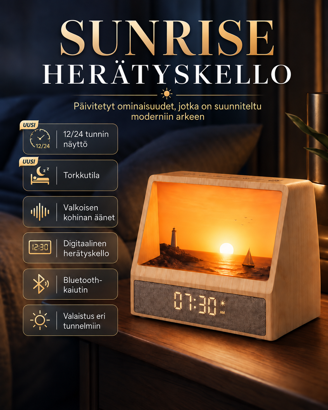 LumaWake Aamunkoiton Herätysvalo