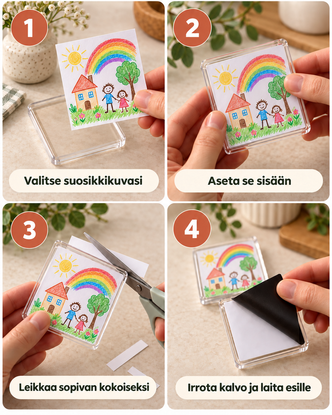 KeepFrame DIY-valokuvamagneettisarja
