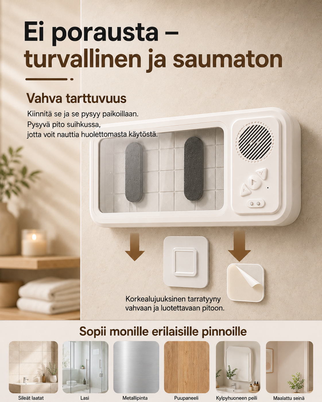 HydroCast Suihkupuhelinteline