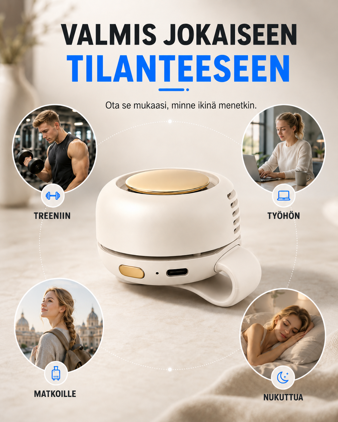 Breeze Clip Personal Cooling Fan
