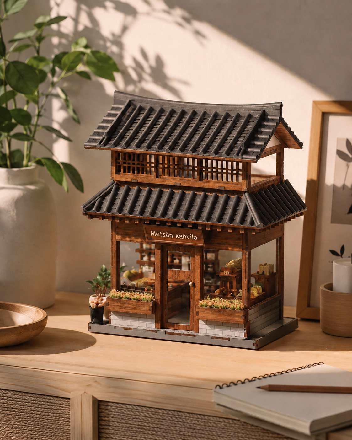 Ikseonin Lyhtyleipomo – Hanok-pienoismalli