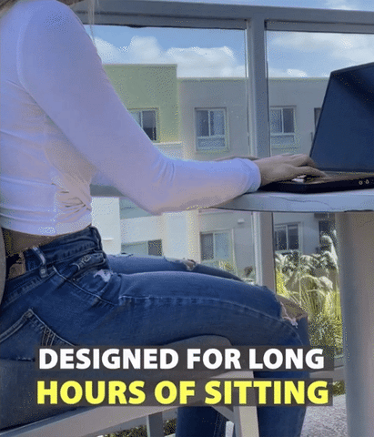ErgoComfort™ Lonkkatukea Antava Tyyny – Pehmeä memory foam -istuintyyny pitkään istumiseen