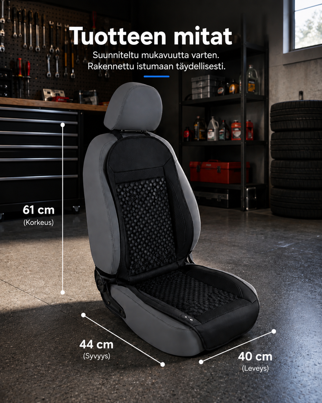 AirFlow Drive -viilentava istuinsuoja