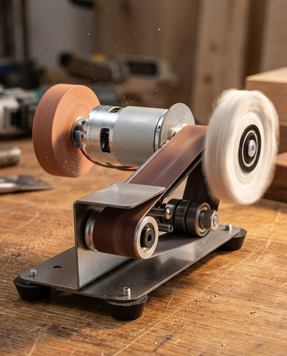 Precision Bench Trio — 3-in-1 teroitus- ja hiomalaite