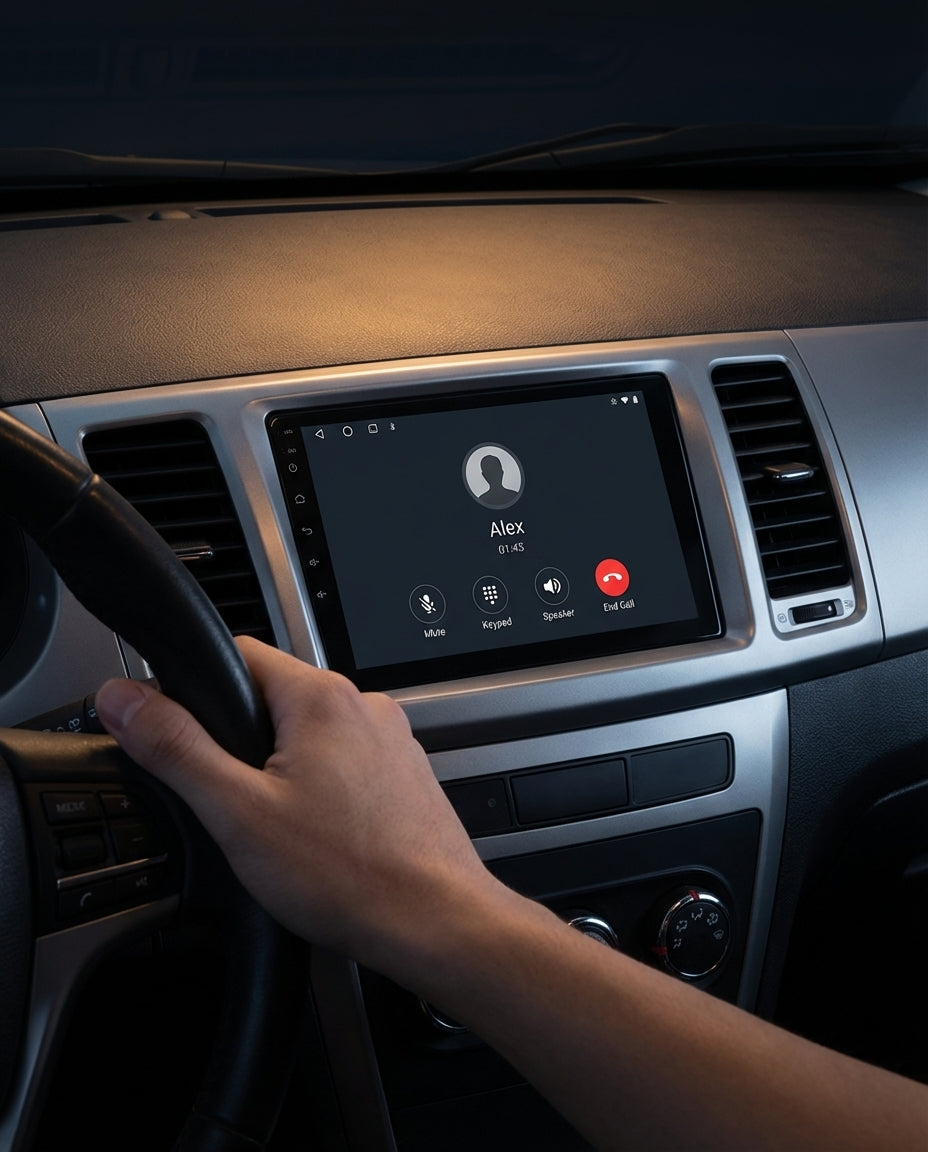 Kaksois-DIN Android-autoradio | GPS, BT & sovelluskauppa