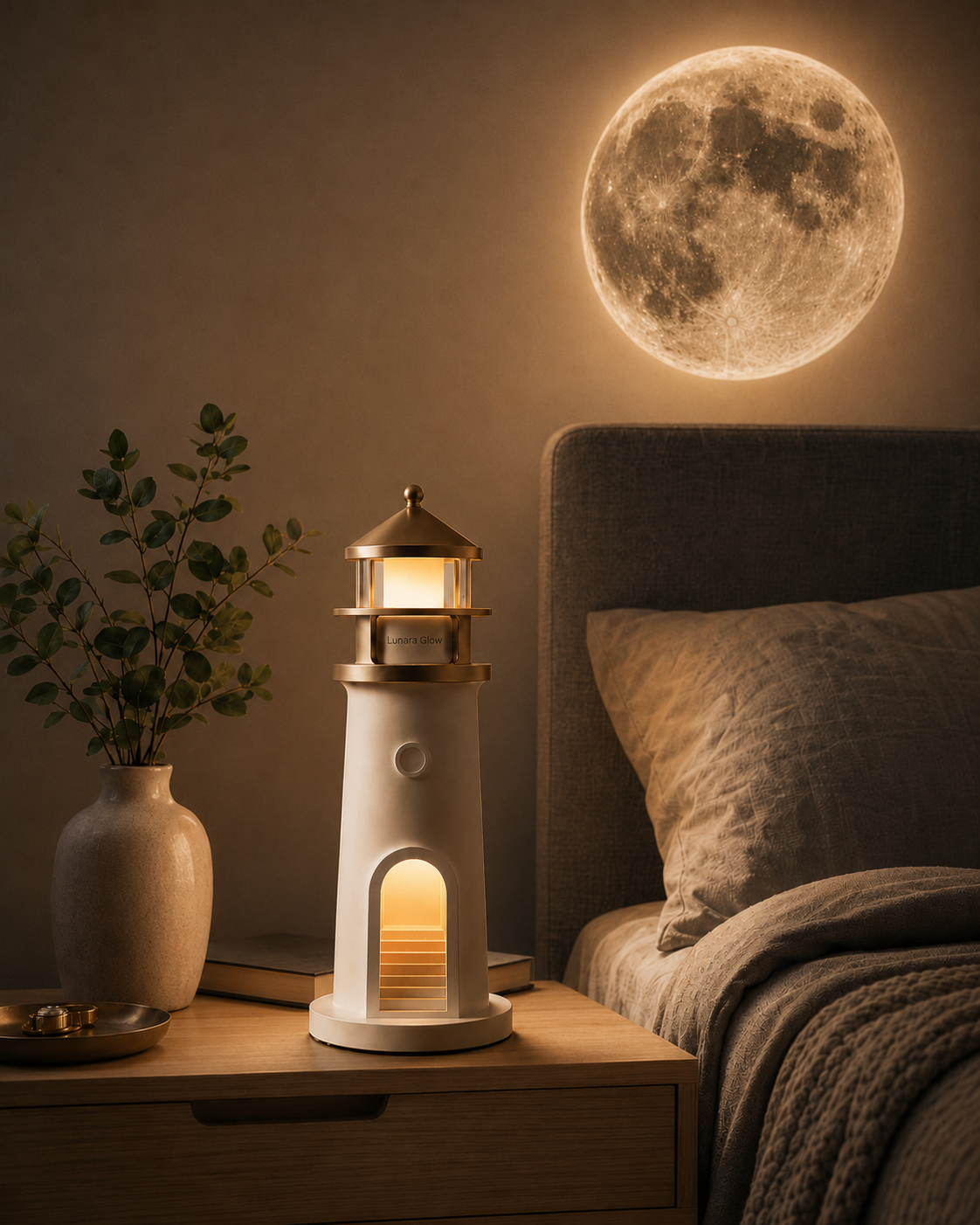 Lunara Glow | Täydenkuun tunnelmaprojektori