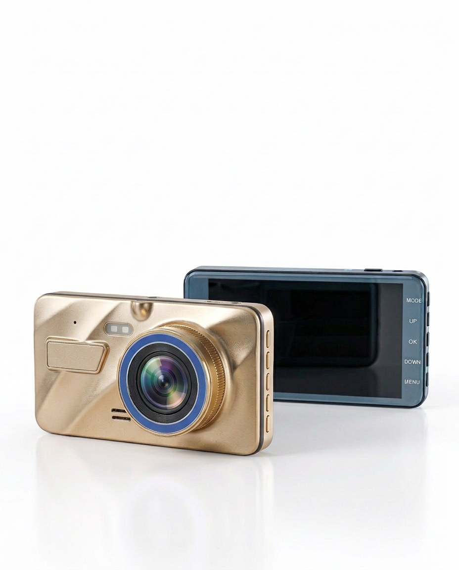 Dual-Dashcam Etu- ja Takaosa 1080P | Yönäkö, G-Sensori