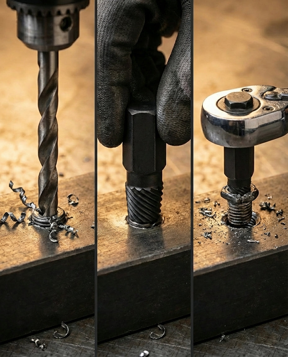 GripForce Pro 10-osainen pulttien irrotussarja