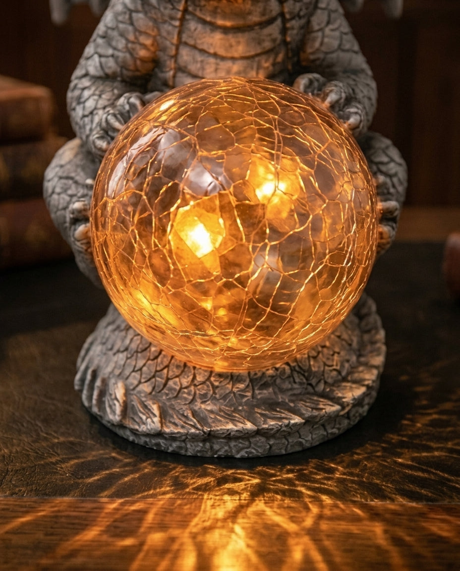 Dragon Orb LED-pöytävalaisin – Lämmin valo kotiin