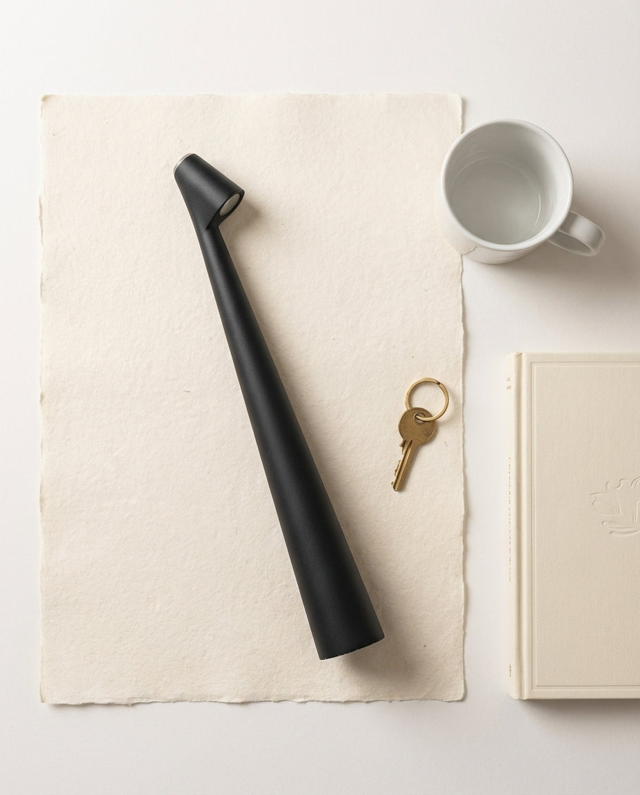 Langaton LED-pöytävalaisin | Pohjoismainen muotoilu