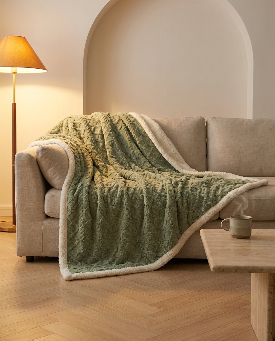 Talvinen fleece-peitto – Ylellinen pehmopeitto | 5 kokoa