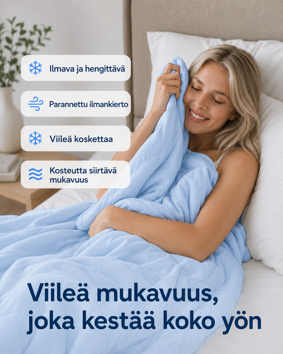 Breeze Weave -viilentävä peitto