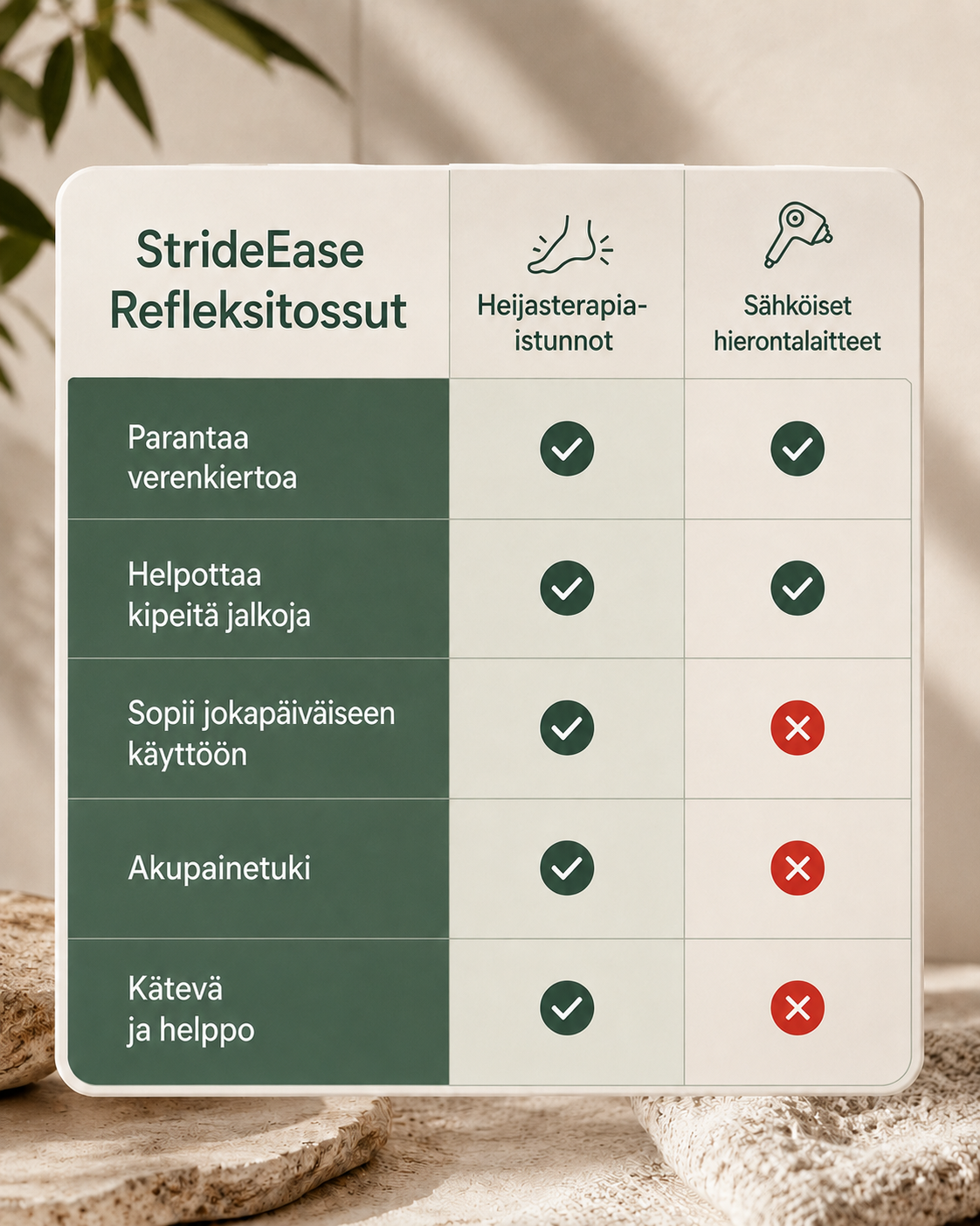 StrideEase Refleksitossut