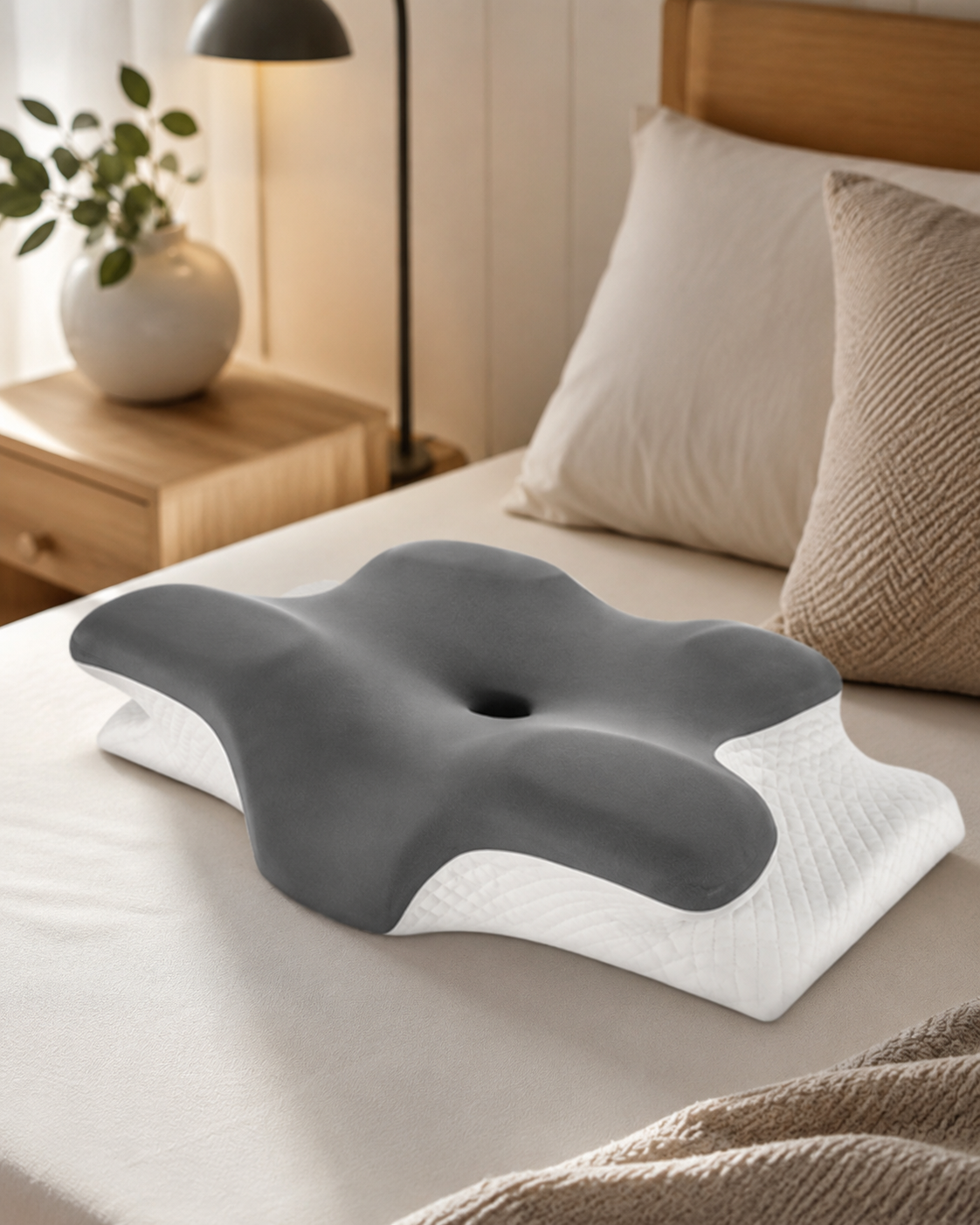 NeckHaven Ergonominen Muotoiltu Tyyny