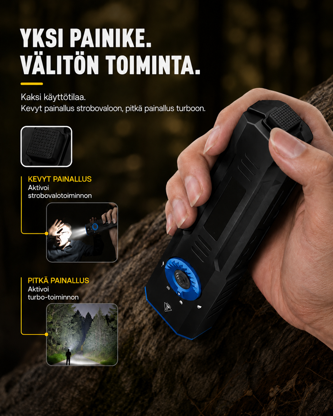 NightPath Pro EDC-taskulamppu