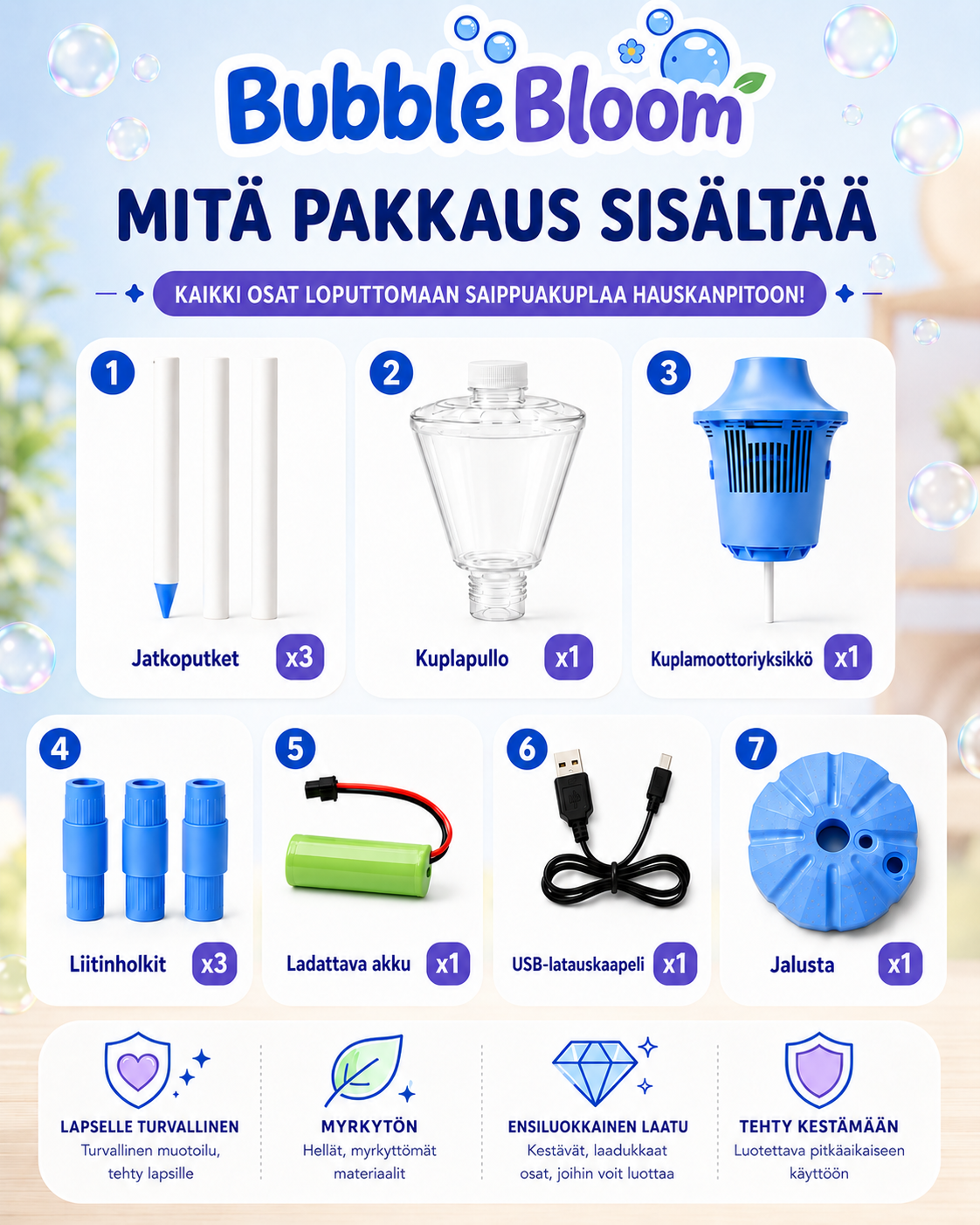 BubbleBloom Puutarhasauva