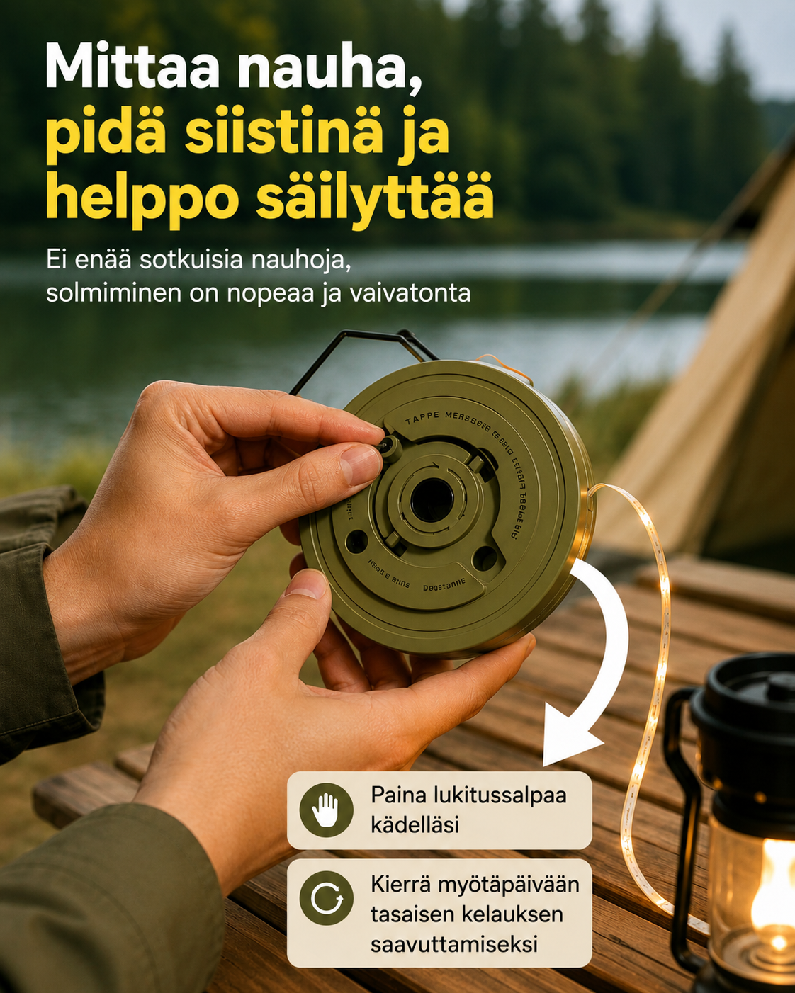 Glowdrift retki- ja tunnelmavalaisin