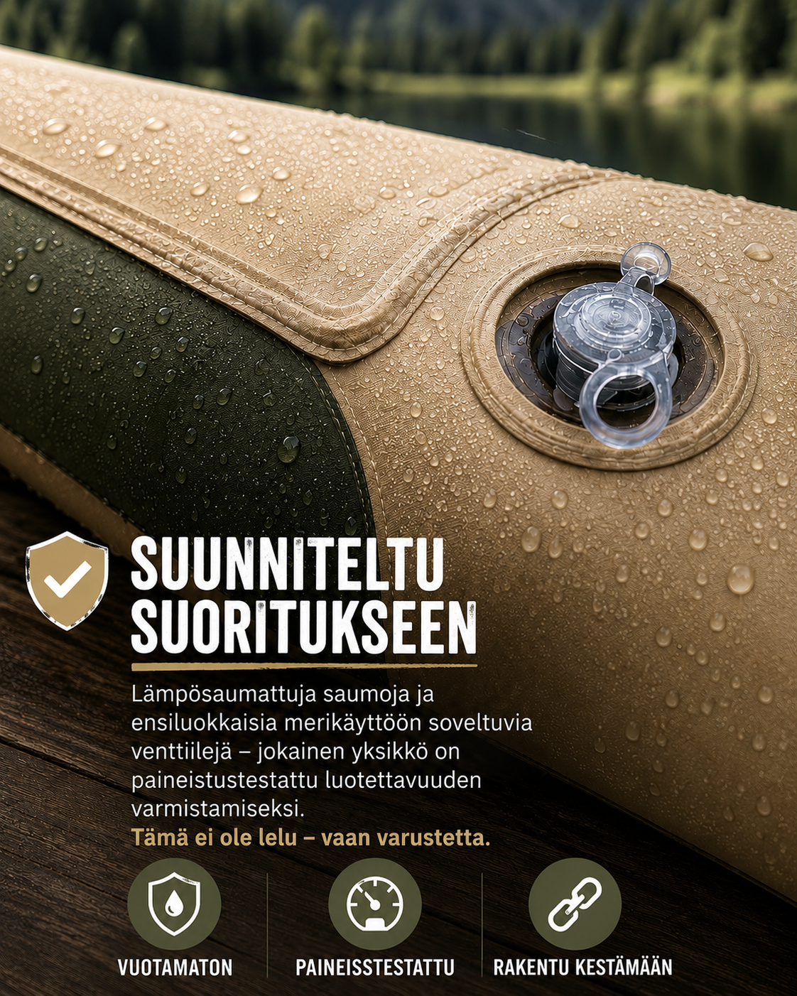 Puhallettava Splash-taistelutankki