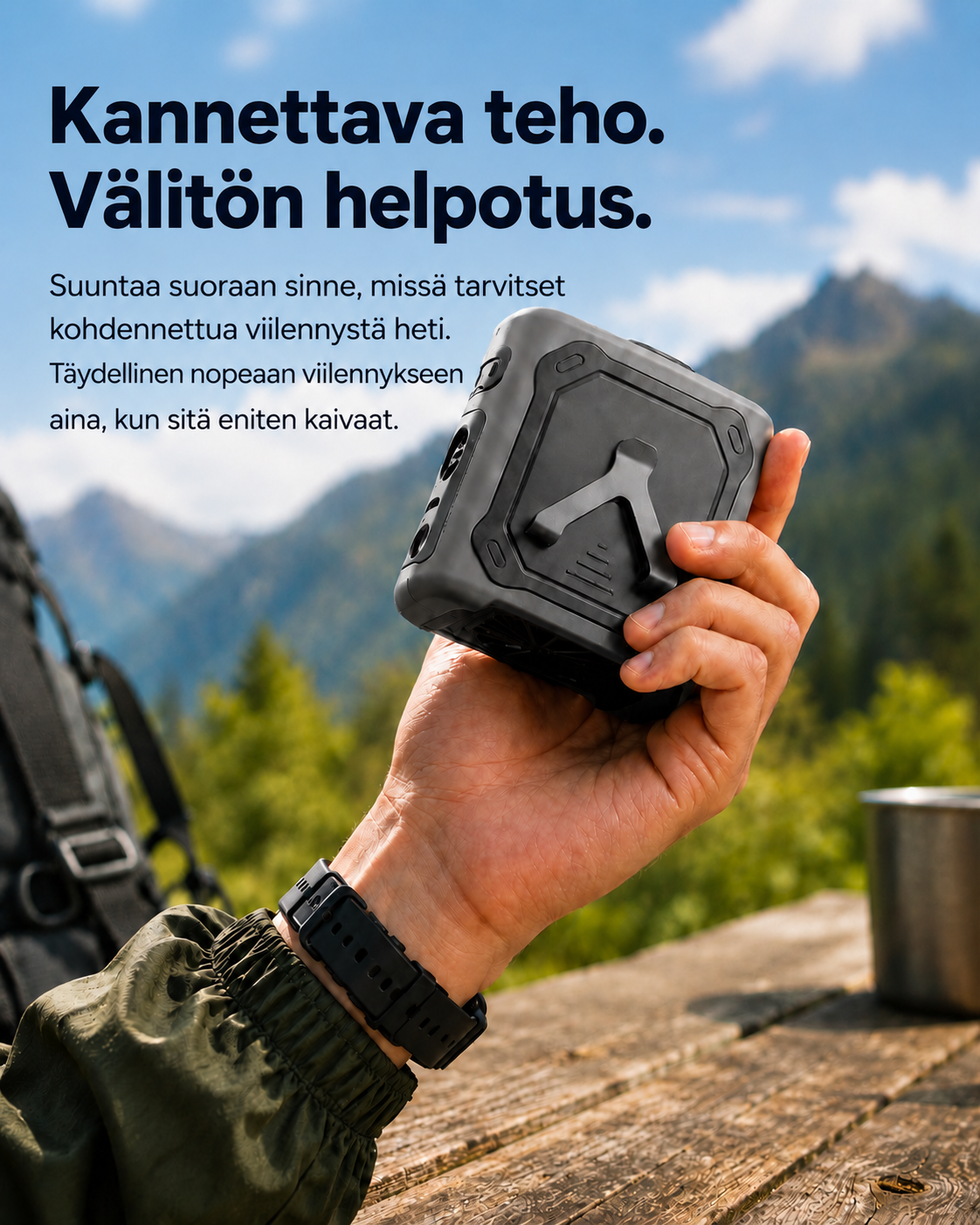 PolarClip Henkilökohtainen viilennysjärjestelmä