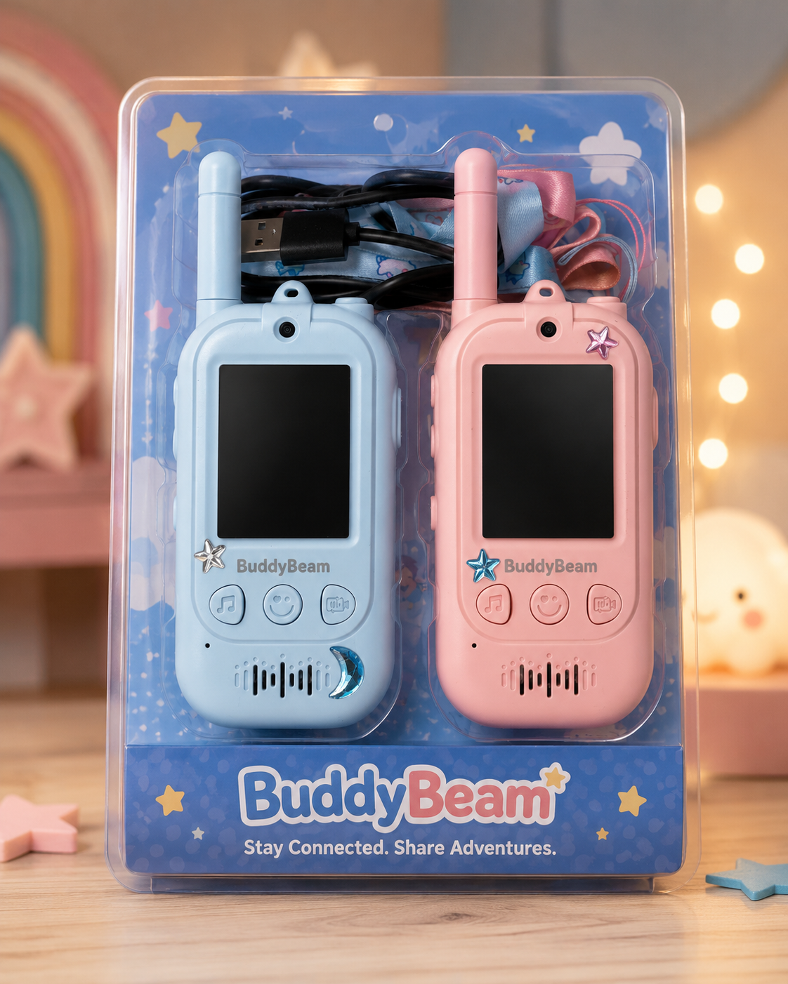 BuddyBeam Lasten Videoradiopuhelimet