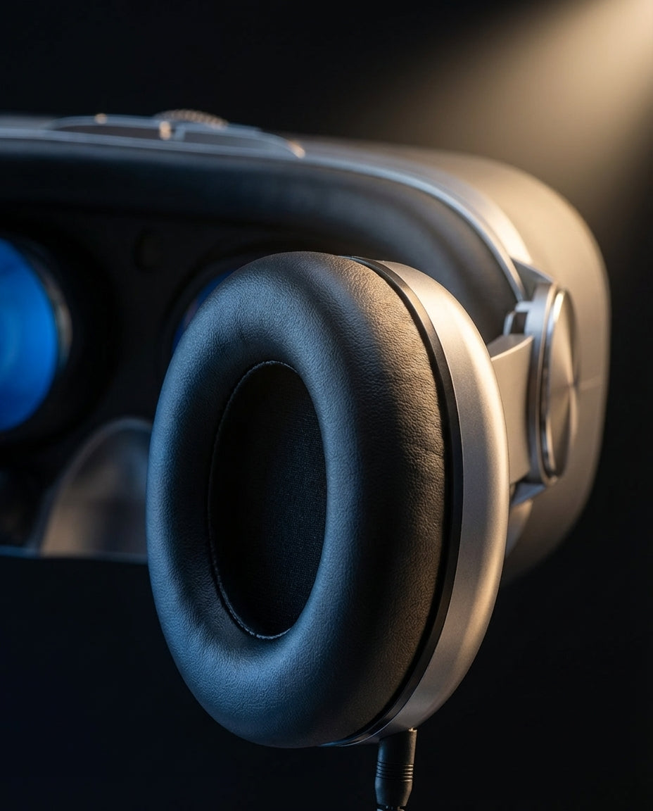 VR-headset integroidulla kuulokkeella | ImmersaView Pro