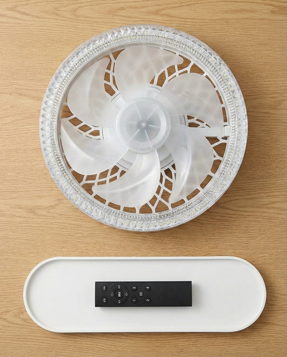 SilentBreeze AirGlow | 2-in-1 kattopuhallin ja valaisin