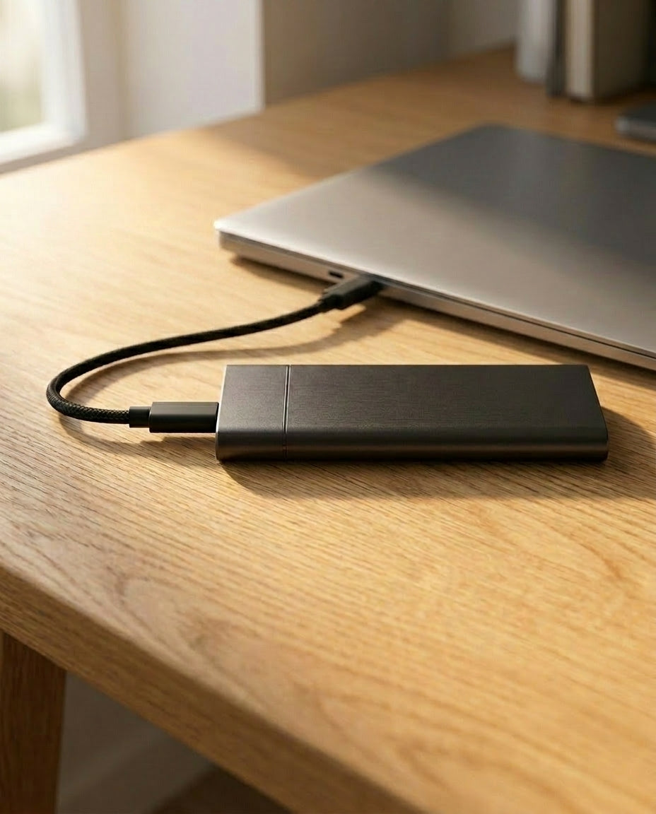 2TB Kannettava SSD USB 3.1 | Ultranopea Ulkoinen Kovalevy