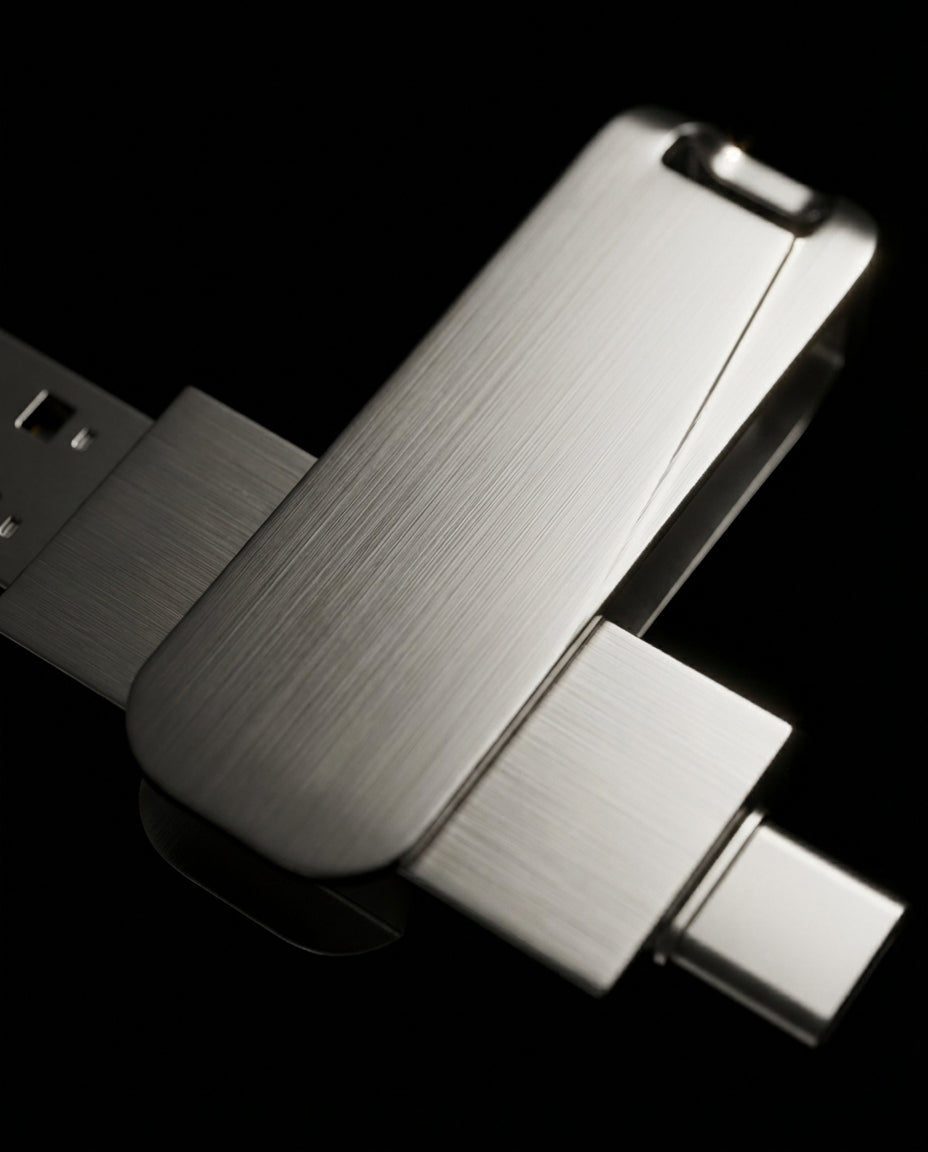 VaultDrive SwiftVault | USB-tikku — USB-C & USB-A