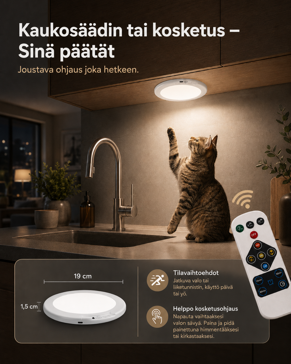HaloSense Langaton Kattovalaisin