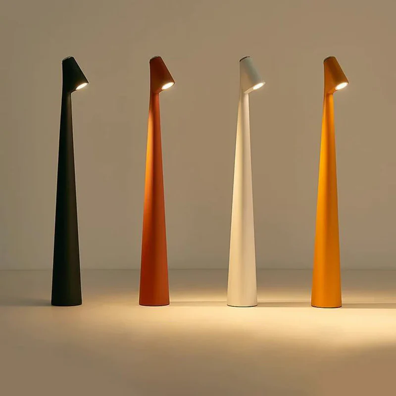 Langaton pohjoismainen LED-pöytälamppu – Kosketushimmennin, USB-ladattava, 35/45 cm