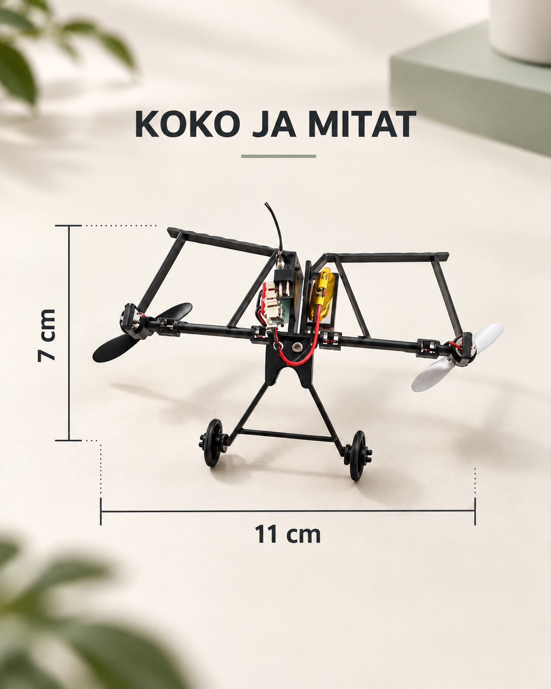 AeroFold-kaksipotkurisarja paperilentokoneelle