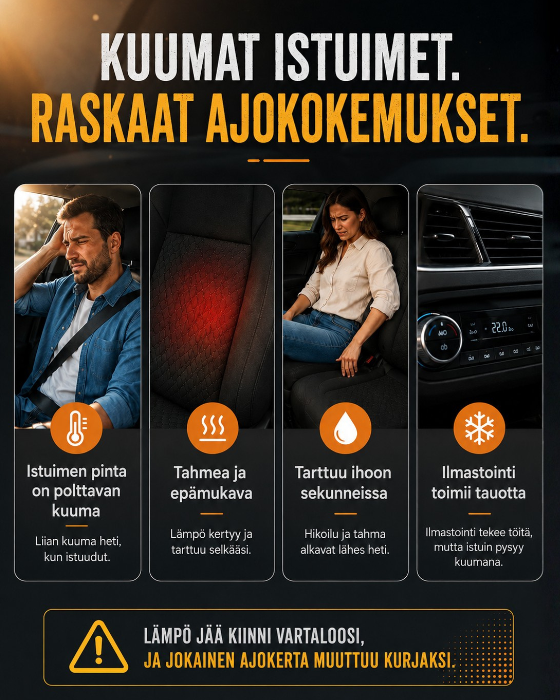 AirFlow Drive -viilentava istuinsuoja