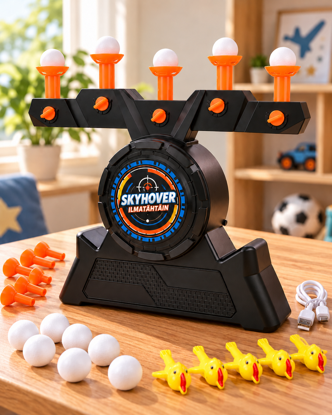 SkyHover – leijuvien pallojen maalipeli