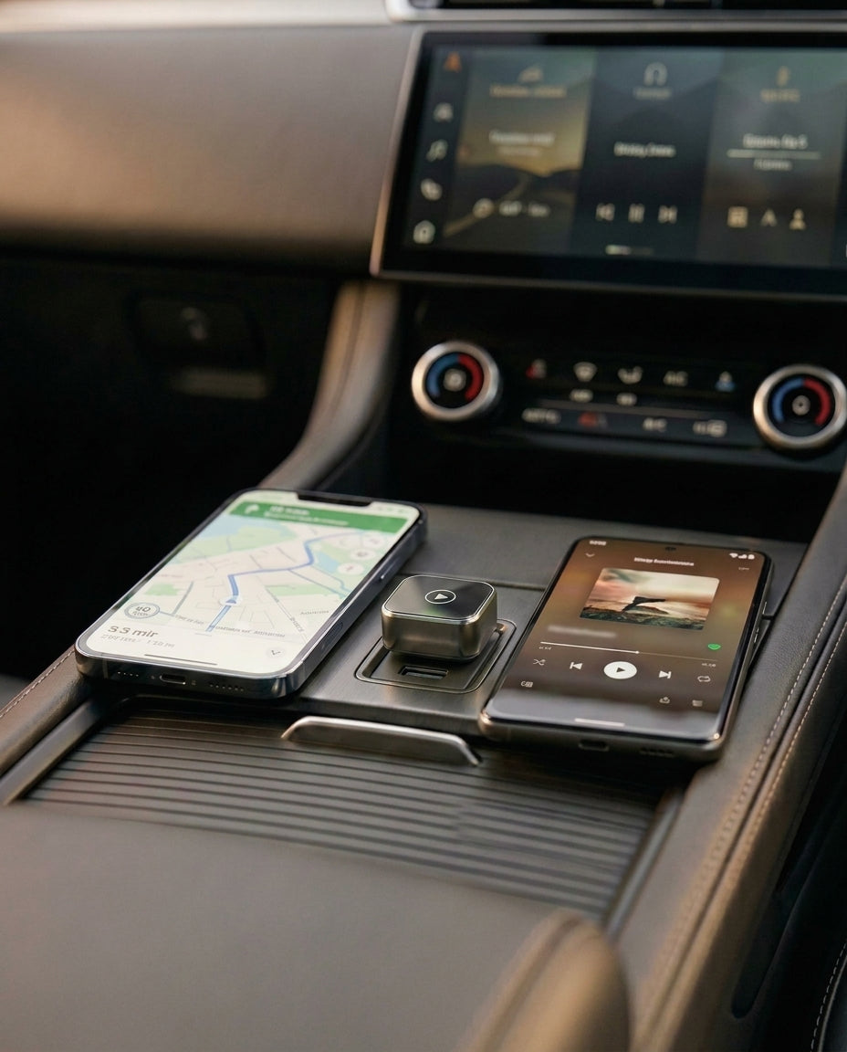 Langaton CarPlay & Android Auto -adapteri | 2-in-1