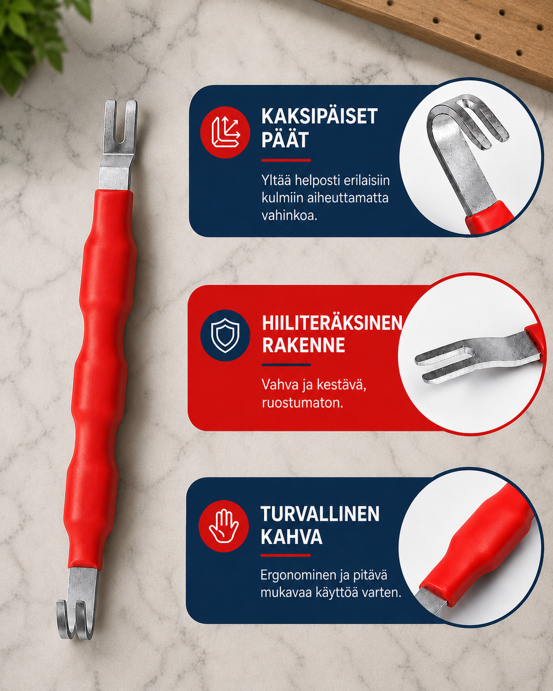ProReach 5-osainen sahkoliitinten irrotuspihtiset