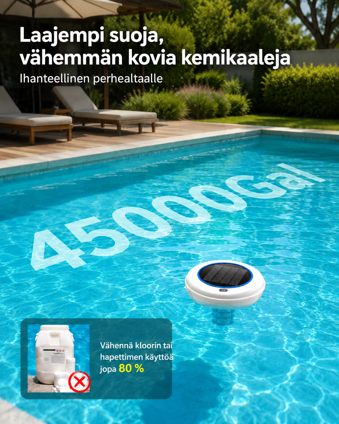 AquaPure Aurinkokelluke