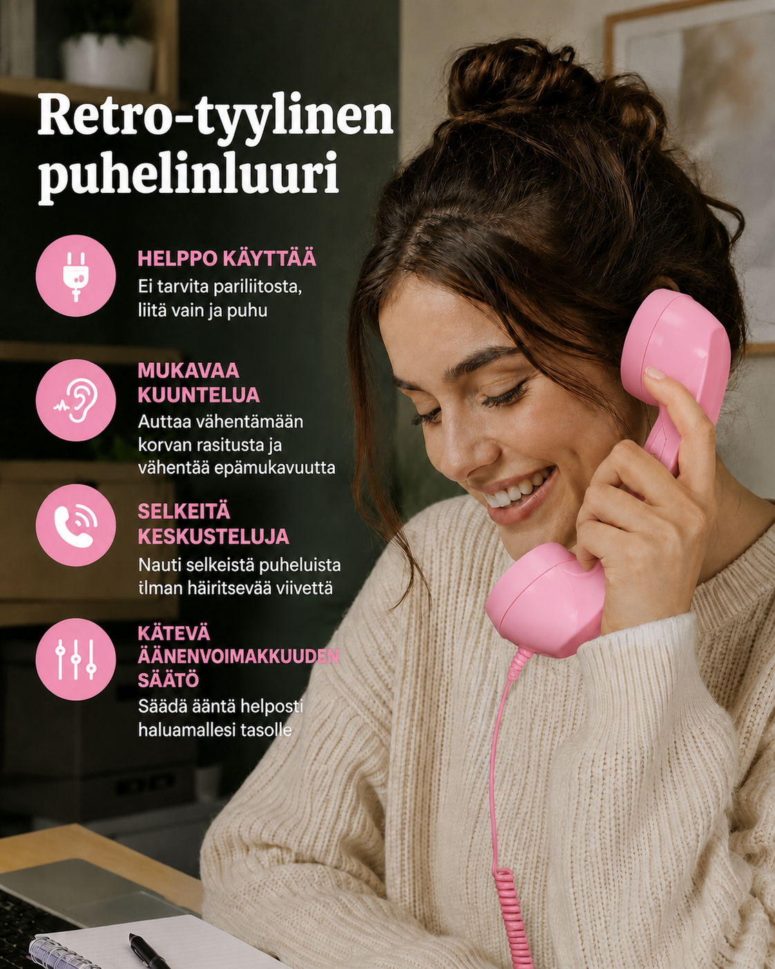 EchoLine Retro-kuuloke