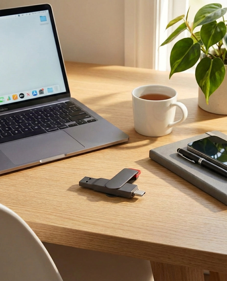 VaultDrive SwiftVault | USB-tikku — USB-C & USB-A