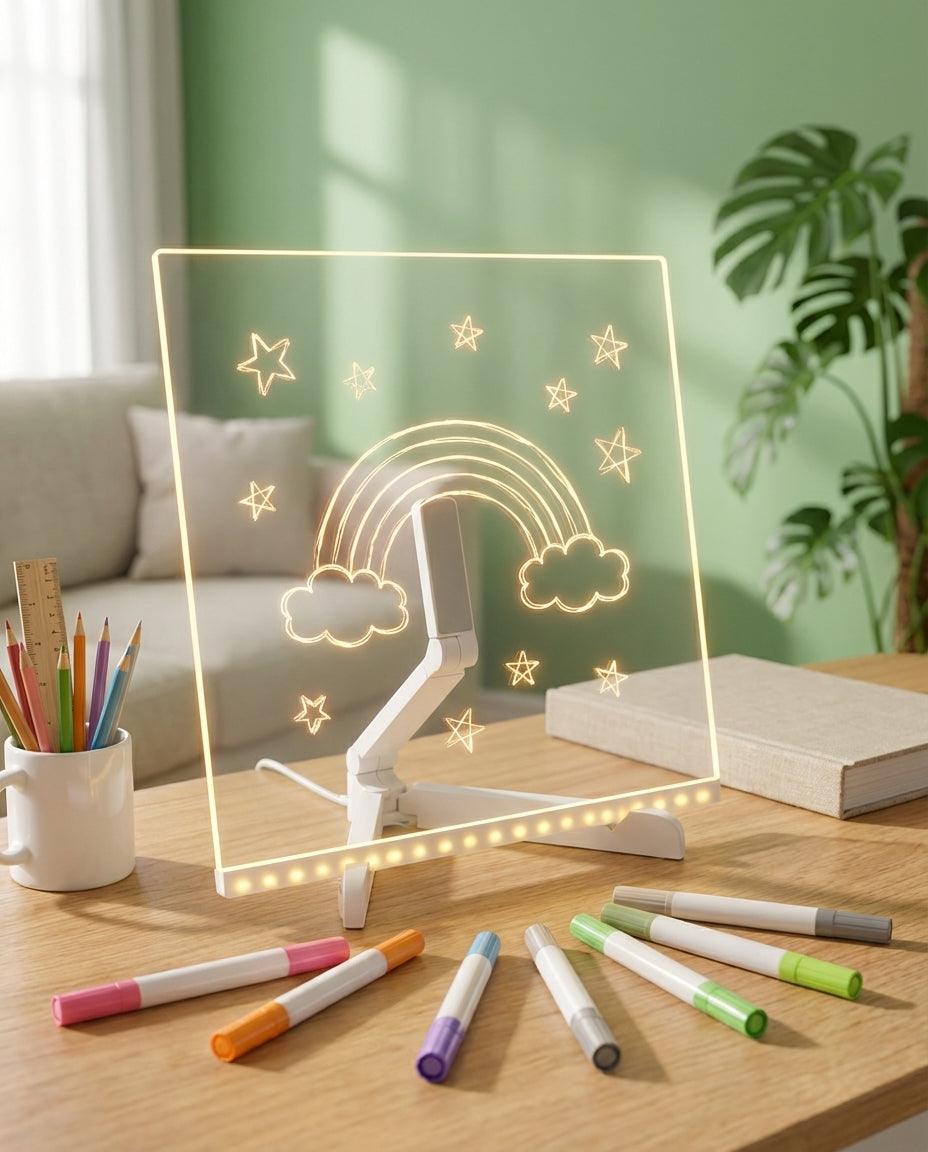LED-piirustuslauta lapsille | GlowSketch valopinta