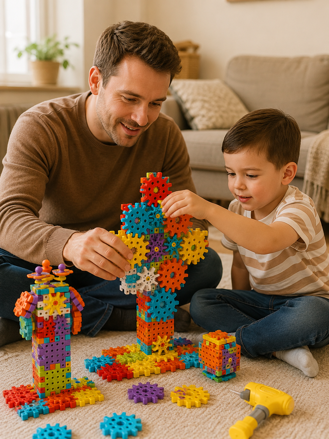 Gearo | Montessori 3D -hammasratas- ja palapelirakennussa