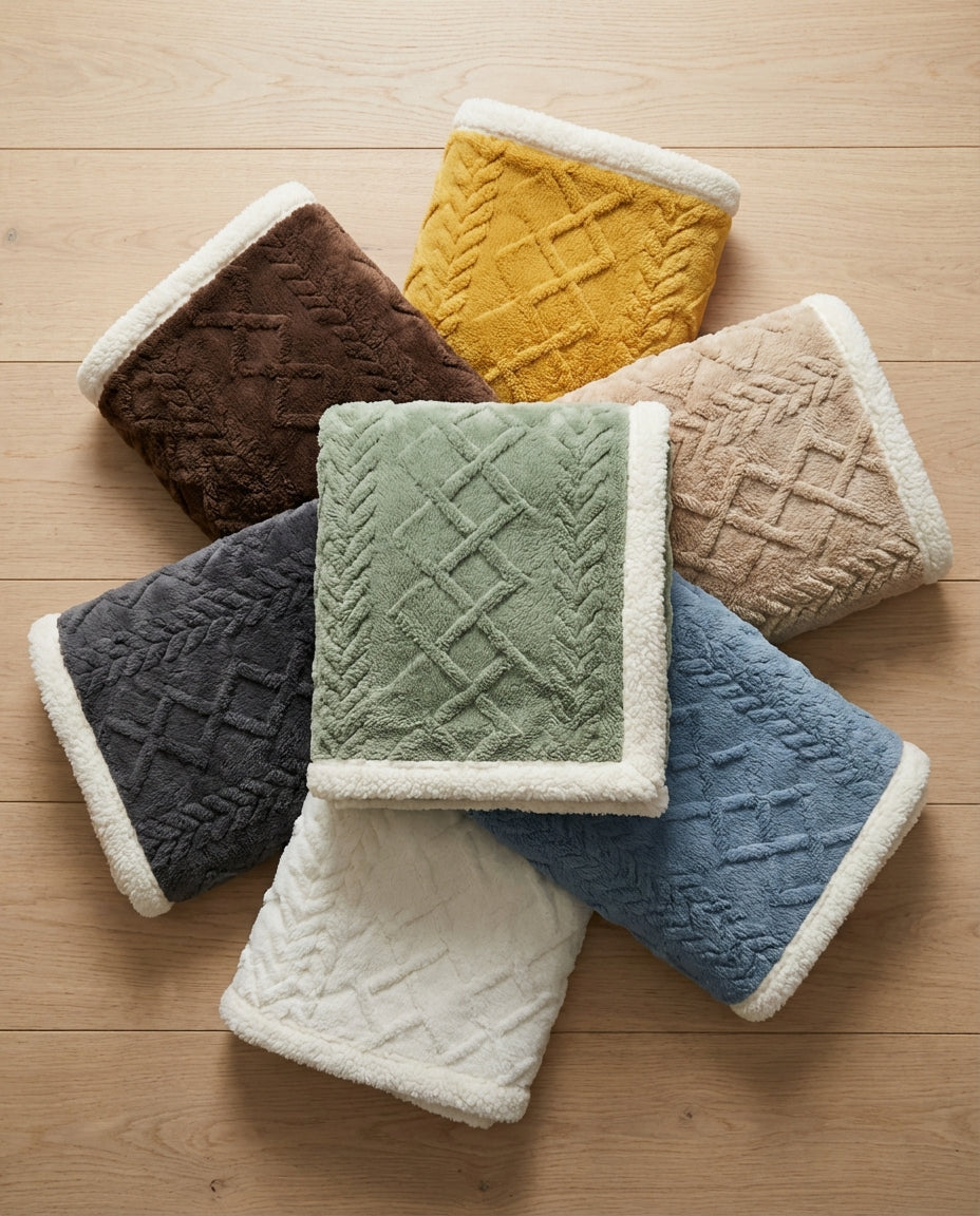 Talvinen fleece-peitto – Ylellinen pehmopeitto | 5 kokoa