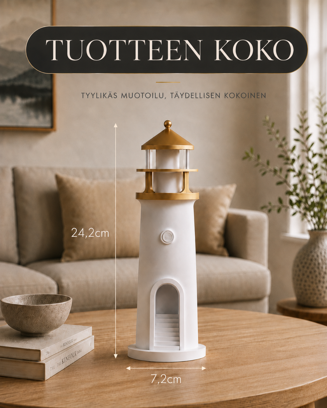 Lunara Glow | Täydenkuun tunnelmaprojektori