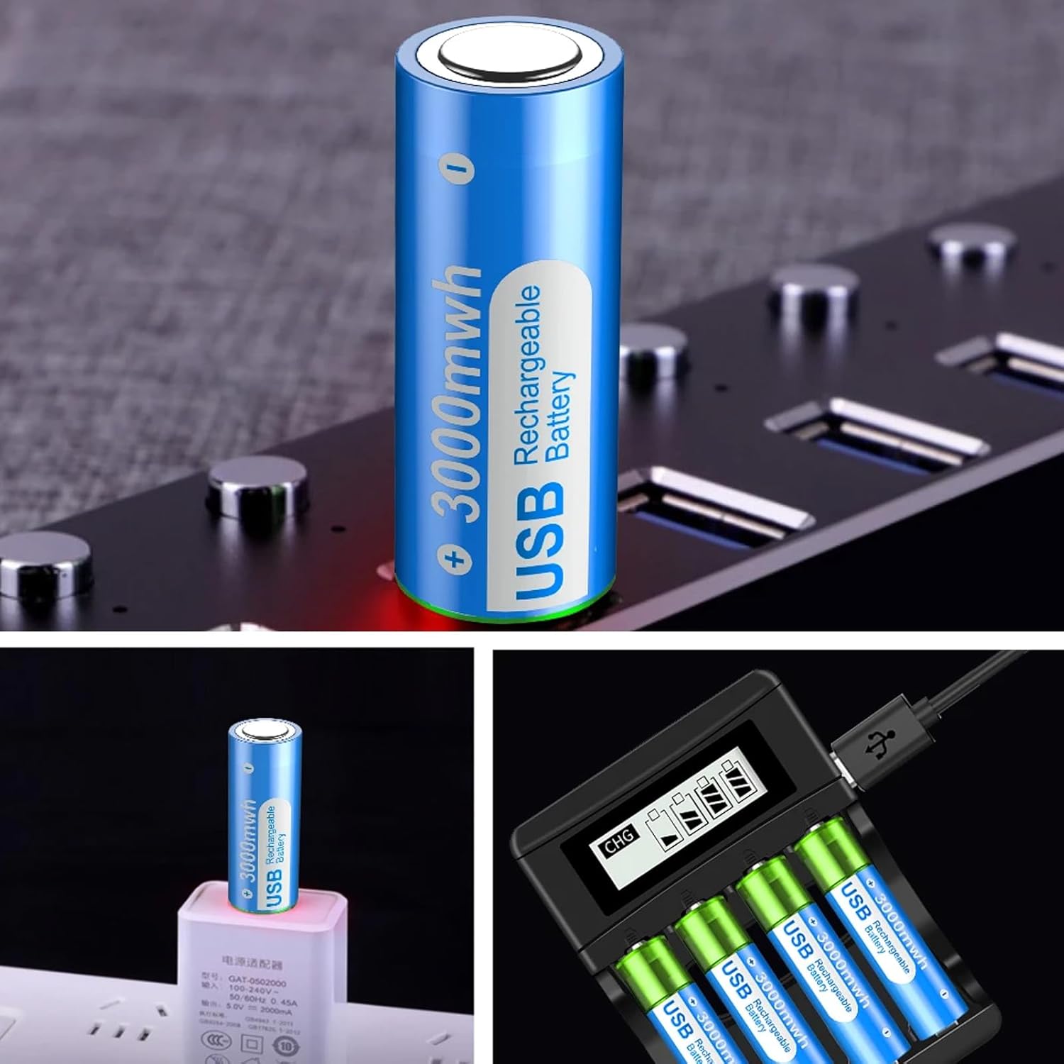 PowerLink Uudelleenladattavat USB AA Paristot – Uutta virtaa vaivatta