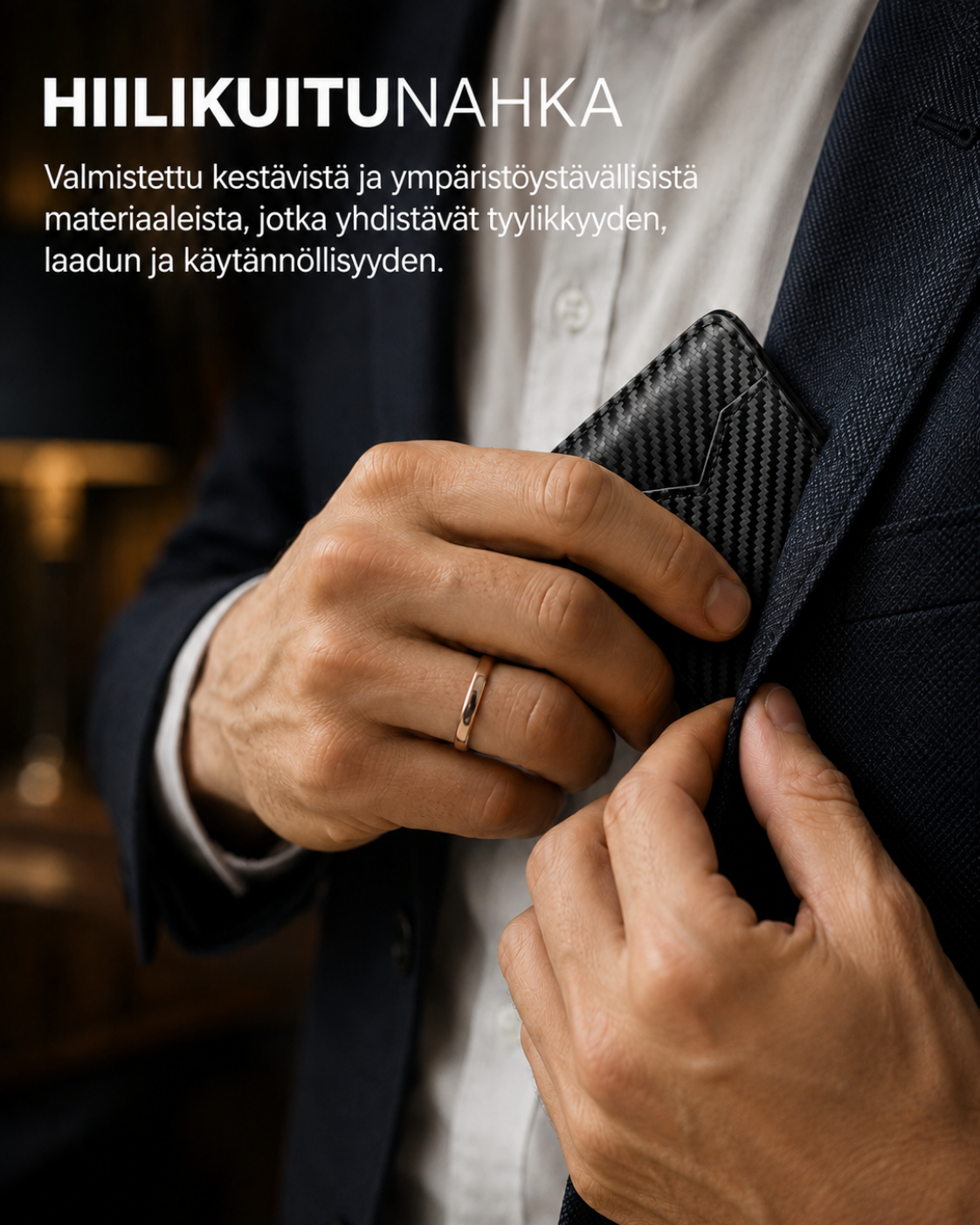 Meridian Ohut Korttilompakko