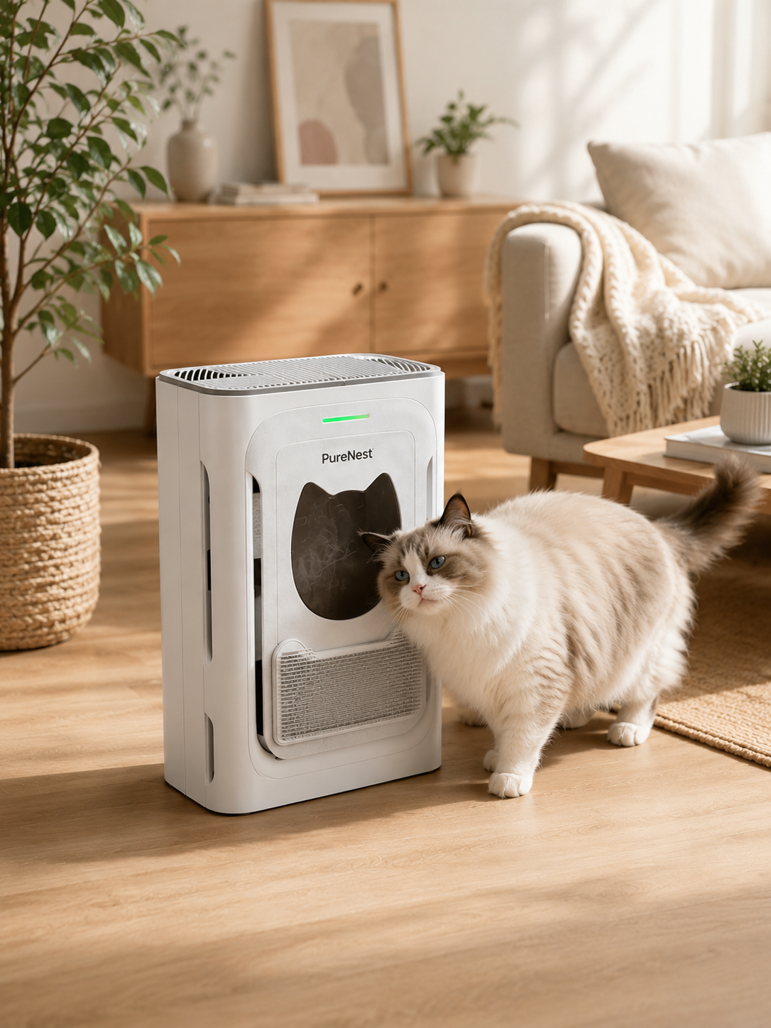 PureNest Kompakti ilmanpuhdistin lemmikeille