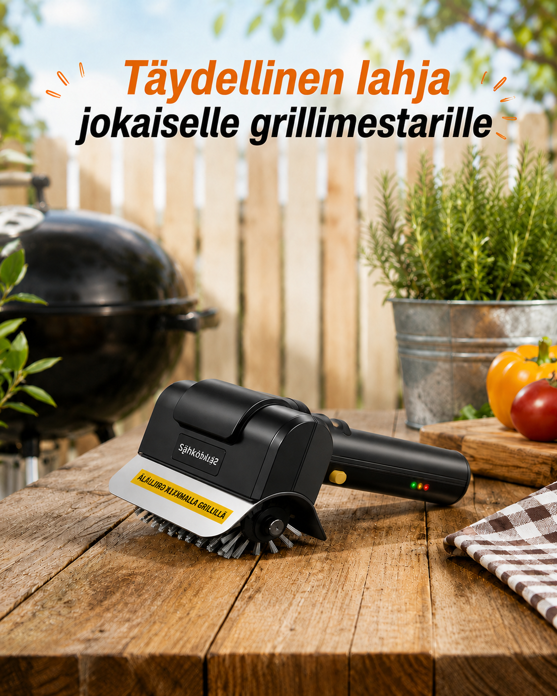 GrillGuard Pro -sähkögrilliharja