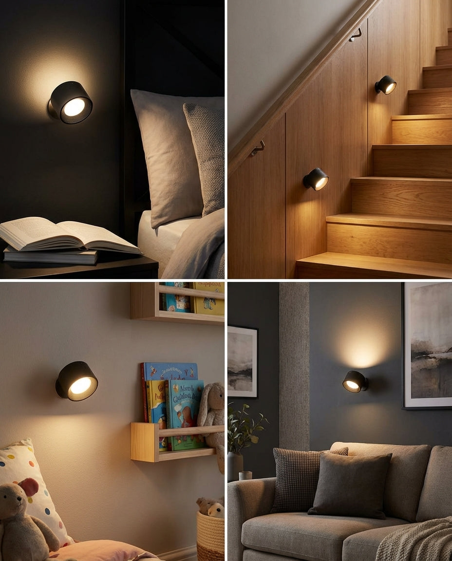 LumiOrb 360 — Langaton seinävalaisin