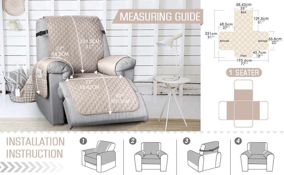 Sureix™ nojatuolin suojapäällinen – Tyylikäs ja täydellisesti istuva suoja