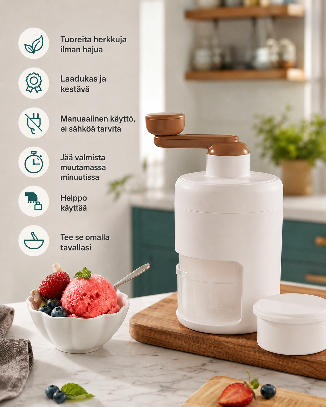 Frostcraft Käsikäyttöinen Jäähilekone